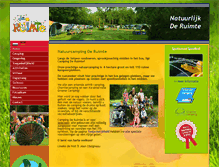 Tablet Screenshot of campingderuimte.nl